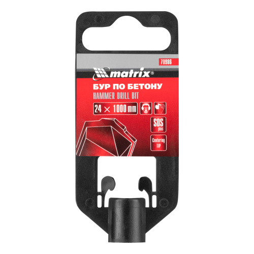 Бур по бетону, 24 x 1000 мм, SDS Plus Matrix по ценам производителя в Москве с доставкой по всей России