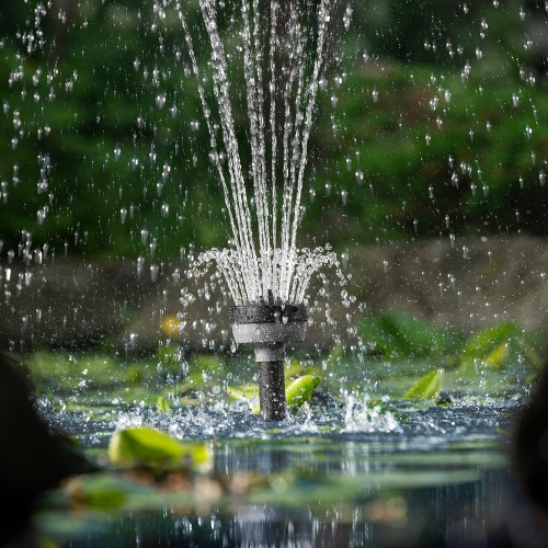 Насос фонтанный FNP90-39, 92 Вт, подъем 3,9 м, 3200 л/ч, колокольчик/каскад/гейзер Denzel по ценам производителя в Москве с доставкой по всей России