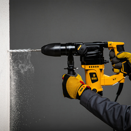 Перфоратор электрический RHV-1100-26, SDS-plus, 1100 Вт, 4 Дж, 3 режима Denzel по ценам производителя в Москве с доставкой по всей России