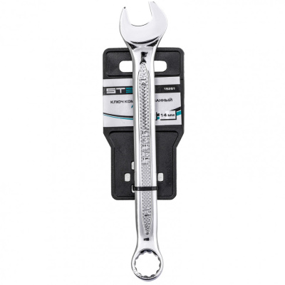 Ключ комбинированный, 14 мм, CrV, антислип Stels по ценам производителя в Москве с доставкой по всей России