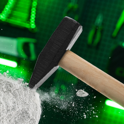 Молоток слесарный 1000 г, квадратный боек, деревянная рукоятка Сибртех по ценам производителя в Москве с доставкой по всей России