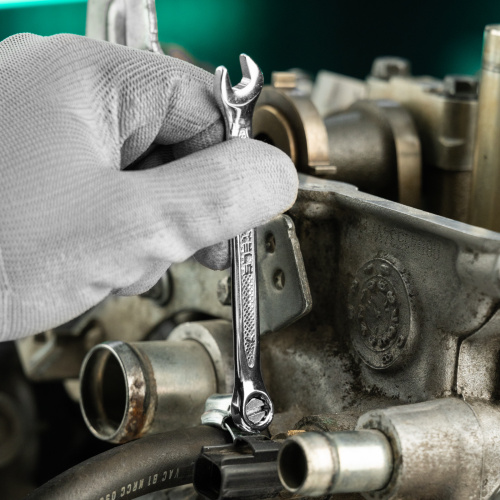 Ключ комбинированный, 7 мм, CrV, антислип Stels по ценам производителя в Москве с доставкой по всей России