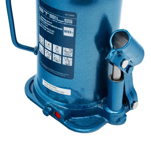 Домкрат гидравлический бутылочный, 20 т, h подъема 235-445 мм Stels по ценам производителя в Москве с доставкой по всей России