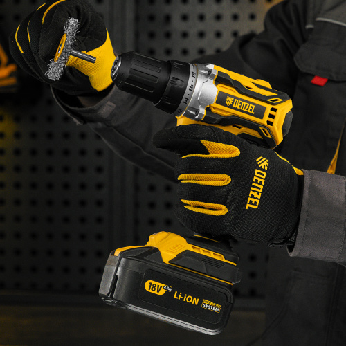 Щетка для дрели, 50 мм, Плоская, со шпилькой, нержавеющая витая проволока Denzel по ценам производителя в Москве с доставкой по всей России