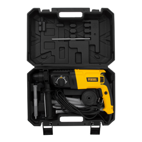 Перфоратор электрический RHH-800-26, SDS-plus, 800 Вт, 3 Дж, 3 плюс 1 реж. Denzel по ценам производителя в Москве с доставкой по всей России