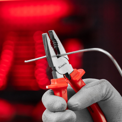 Плоскогубцы Econom, 160 мм, шлифованные, пластмассовые рукоятки Matrix по ценам производителя в Москве с доставкой по всей России