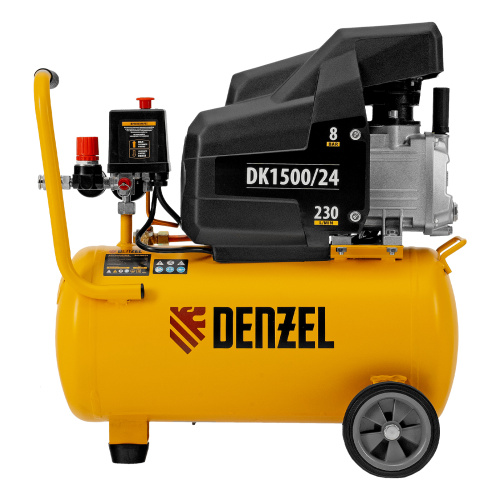 Компрессор воздушный DK1500/24, Х-PRO 1.5 кВт, 230 л/мин, 24 л Denzel по ценам производителя в Москве с доставкой по всей России