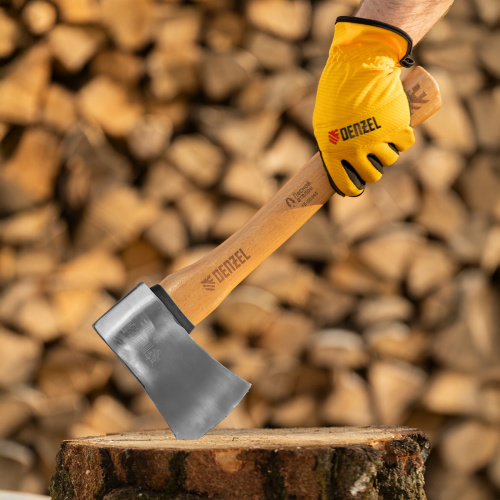 Топор кованый, 1130 г, американский тип, буковая рукоятка, 430мм, EFP Denzel по ценам производителя в Москве с доставкой по всей России