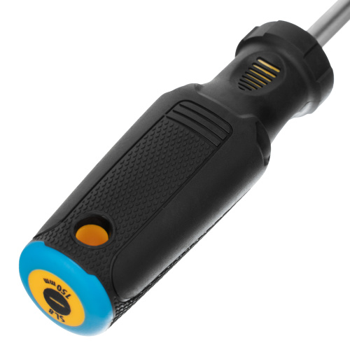 Отвертка SL8x150 мм, CrV, трехкомпонентная рукоятка Denzel по ценам производителя в Москве с доставкой по всей России