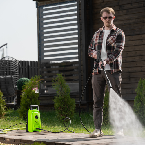 Моечная машина высокого давления АМ-1600, 1600 Вт, 130 бар, 330 л/ч, переносная Сибртех купить в Москве с доставкой по всей России | ProtosMarket.ru