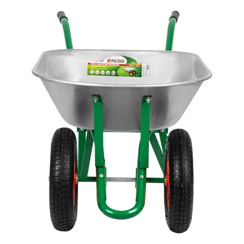 Тачка садовая, два колеса, грузоподъемность 170 кг, объем 78 л Palisad по ценам производителя в Москве с доставкой по всей России