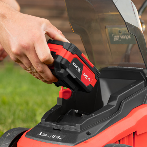 Газонокосилка аккумуляторная бесщеточная CLM-320, 320 мм, травосб. 30 л, Li-Ion, 20 В MTX по ценам производителя в Москве с доставкой по всей России