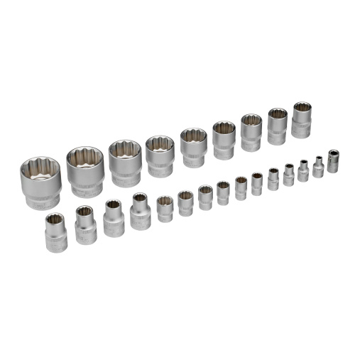 Набор инструментов, 1/2", 1/4", CrV, 12 гранные головки, пластиковый кейс, 76 предметов Stels по ценам производителя в Москве с доставкой по всей России