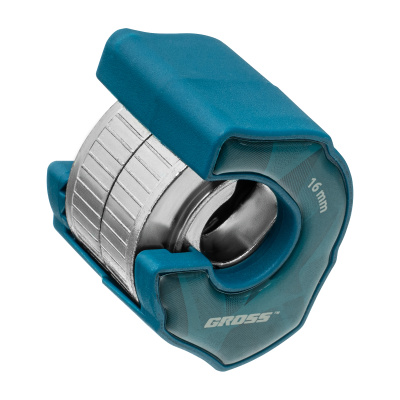 Труборез ладонный "Piranha", 16 мм, 1/2, автоматическая регулировка зажима трубы, трещотка с храповым механизмом, отверстие 1/4 Gross по ценам производителя в Москве с доставкой по всей России