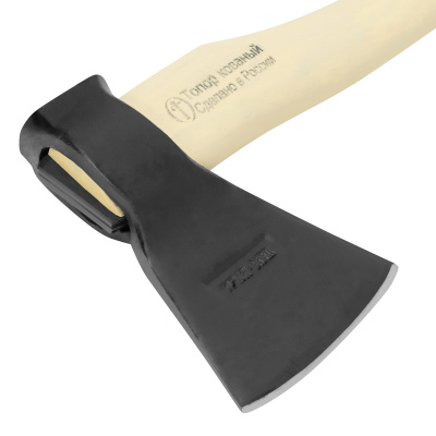 Топор кованный, в сборе, 1150/1500 г, деревянное топорище, 500 мм, А-1 по ценам производителя в Москве с доставкой по всей России