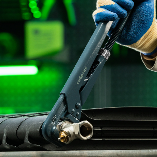 Ключ трубный рычажный КТР-2, 1.5", кованый, тип "L" Сибртех по ценам производителя в Москве с доставкой по всей России