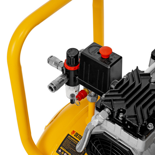 Компрессор безмасляный, малошумный DLS 1500/50, 1500 ВТ, 2x750, 50 л, 260 л/мин Denzel по ценам производителя в Москве с доставкой по всей России