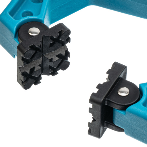 Струбцина клещеобразная 2-1/4, пластиковый корпус, храповой механизм жесткой фиксации, 58 мм Gross по ценам производителя в Москве с доставкой по всей России