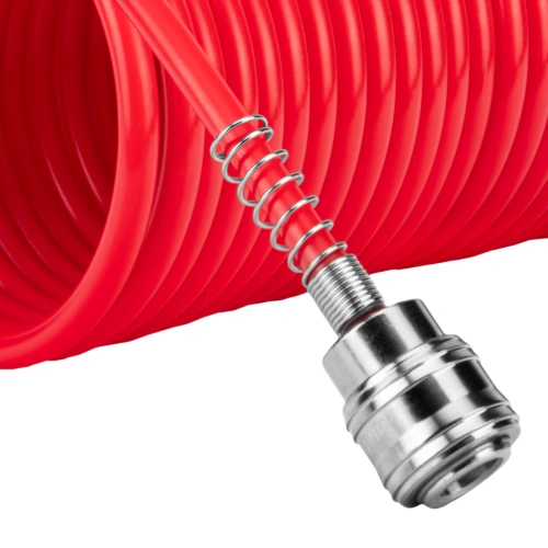 Шланг спиральный воздушный, 5 м, с быстросъемными соединениями Matrix по ценам производителя в Москве с доставкой по всей России