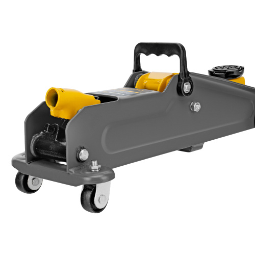 Домкрат гидравлический подкатной, 2 т, 135-385 мм, в пласт. кейсе Denzel по ценам производителя в Москве с доставкой по всей России