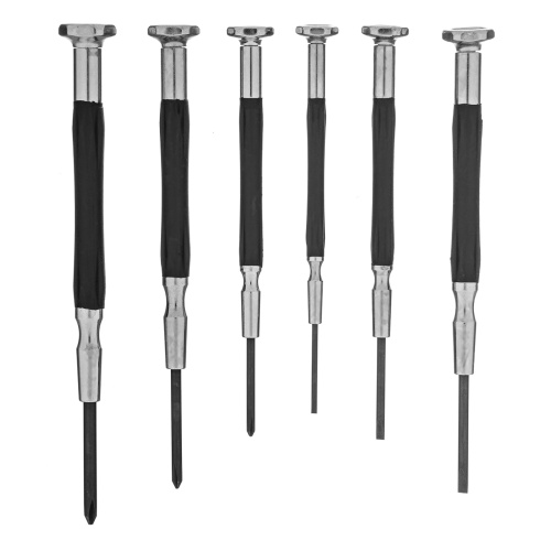 Набор отверток для точной механики, CrMo, металлические обрезиненные рукоятки, 6 шт, бокс трансформер Gross по ценам производителя в Москве с доставкой по всей России