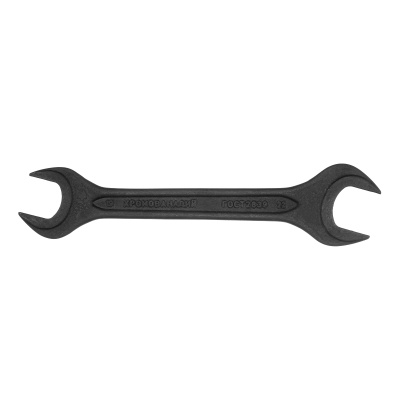 Ключ рожковый,19 х 22 мм, CrV, фосфатированный Сибртех по ценам производителя в Москве с доставкой по всей России