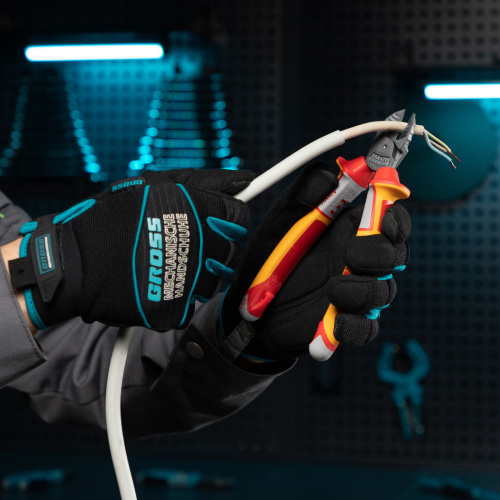 Бокорезы, диэлектрические рукоятки, до 1000 В, трехкомпонентные рукоятки, 180 мм Gross по ценам производителя в Москве с доставкой по всей России