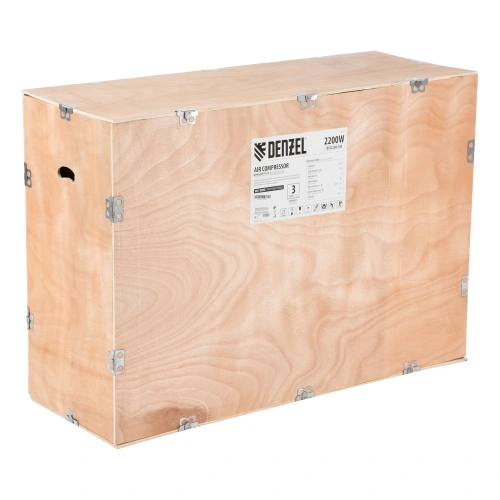Компрессор воздушный BCV2200/100, ременный привод, 2.2 кВт, 100 литров, 370 л/мин Denzel купить в Москве с доставкой по всей России | ProtosMarket.ru
