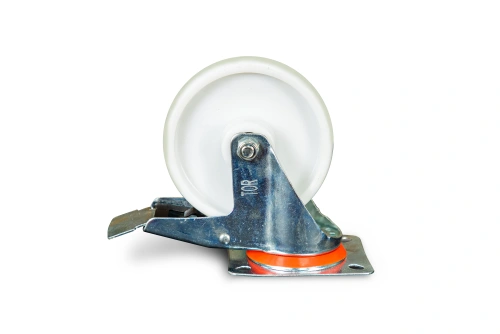 Колесо поворотное полипропилен SRCnb 63 160 мм с торозом (N) по ценам производителя в Москве с доставкой по всей России