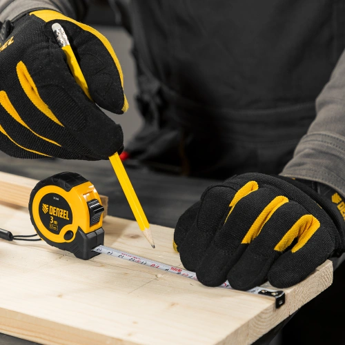 Рулетка 3м х 13мм, двухкомп. корпус, кнопка-пауза Denzel по ценам производителя в Москве с доставкой по всей России