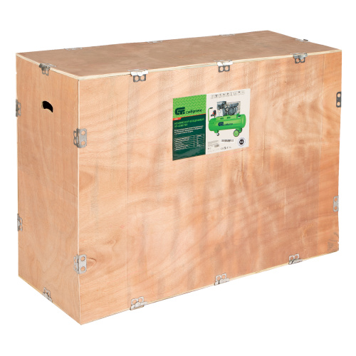 Компрессор воздушный КР-2200/100, 2.2 кВт, 350 л/мин, 100 л, ременной привод, масляный Сибртех по ценам производителя в Москве с доставкой по всей России