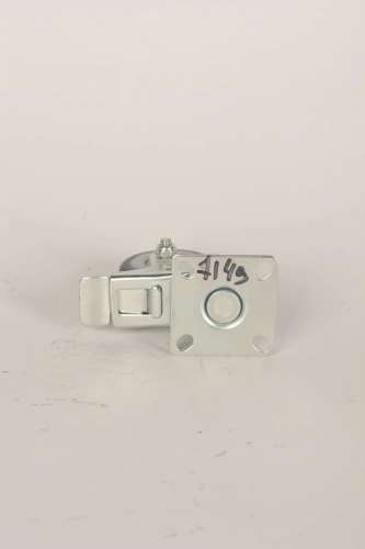 Колесо аппаратное поворотное SCvb 25 50 мм с тормозом (синяя резина) по ценам производителя в Москве с доставкой по всей России