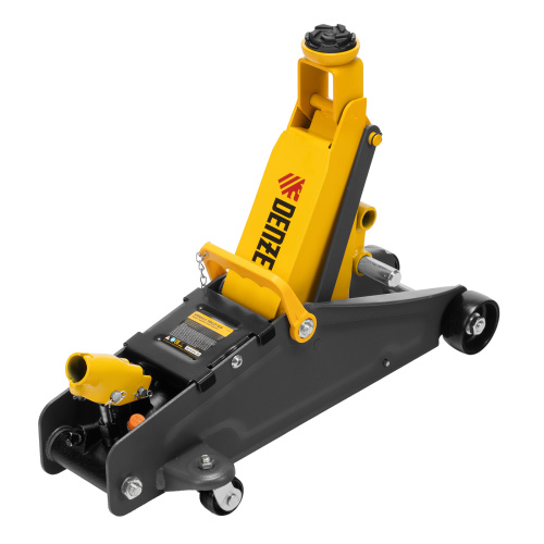 Домкрат гидравлический подкатной с фиксатором, 2,8 т, 135-385 мм Denzel по ценам производителя в Москве с доставкой по всей России