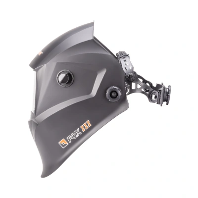 Маска сварщика FOX 3 черная (ф-р АСФ 4/9-13 с внеш. и внутр. рег.) без коробки по ценам производителя в Москве с доставкой по всей России