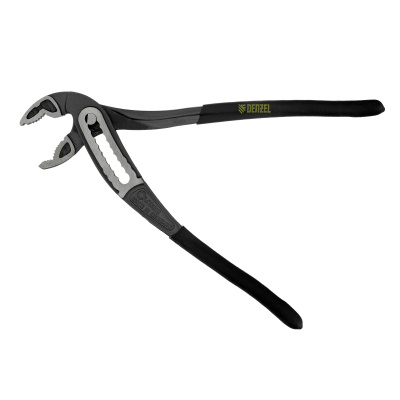 Клещи переставные, обливные рукоятки, 240 мм Denzel по ценам производителя в Москве с доставкой по всей России