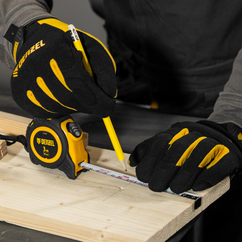 Рулетка 3м х 16мм, обрезиненный корпус, автоматическая фиксация Denzel по ценам производителя в Москве с доставкой по всей России