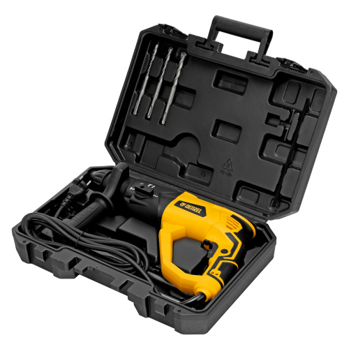 Перфоратор электрический RH-1050-26, SDS-plus, 1050 Вт, 3.2 Дж, 3 плюс 1 режим Denzel по ценам производителя в Москве с доставкой по всей России