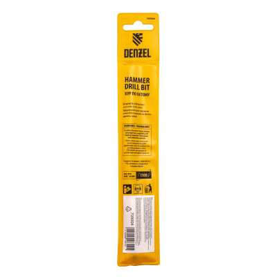 Бур по бетону, двойная спираль, три пылеотводящие кромки, 5 x 160 мм DENZEL по ценам производителя в Москве с доставкой по всей России
