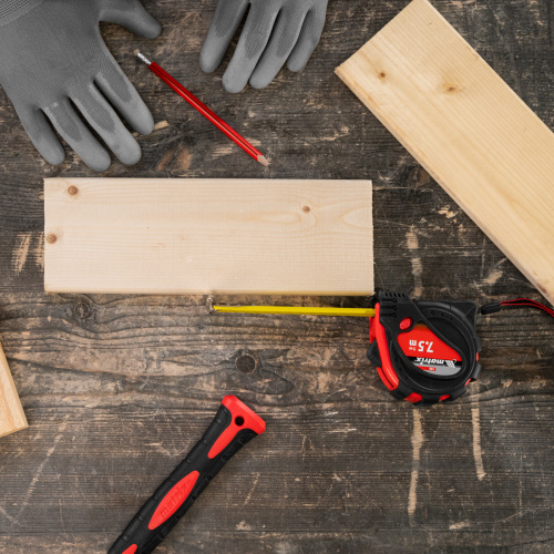 Рулетка Status Magnet 3 fixations,7,5 м х 25 мм,обрезиненный корпус,зацеп с магнитом Matrix по ценам производителя в Москве с доставкой по всей России