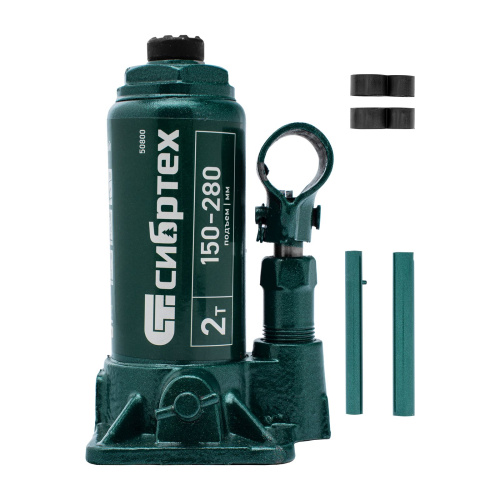 Домкрат гидравлический бутылочный, 2 т, 150-280 мм Сибртех по ценам производителя в Москве с доставкой по всей России