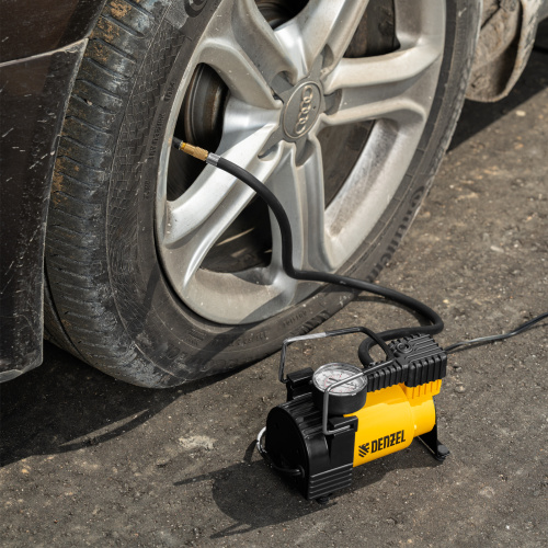 Компрессор автомобильный DС-20,12 В, 7 атм, 35 л/мин Denzel по ценам производителя в Москве с доставкой по всей России