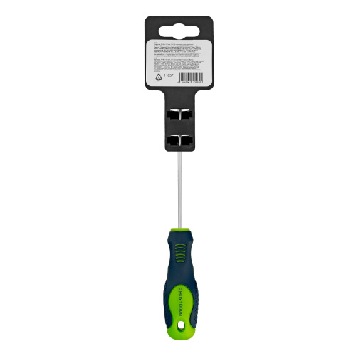 Отвертка, PH0 х 100 мм, CrV, двухкомпонентная рукоятка Сибртех по ценам производителя в Москве с доставкой по всей России