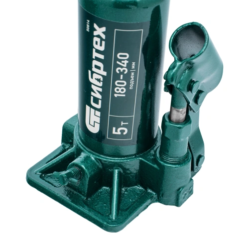 Домкрат гидравлический бутылочный, 5 т, 180-340 мм, в пласт. кейсе Сибртех по ценам производителя в Москве с доставкой по всей России