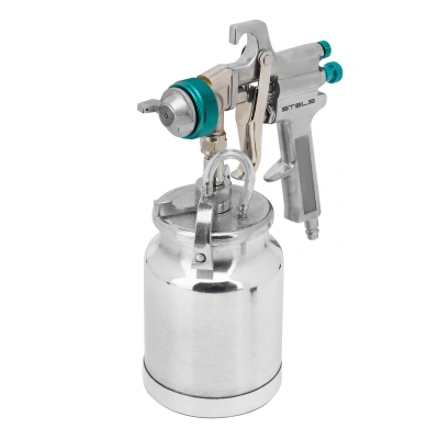 Краскораспылитель AS 702 НP профессиональный, всасывающего типа, сопло 1.8 мм и 2 мм Stels по ценам производителя в Москве с доставкой по всей России