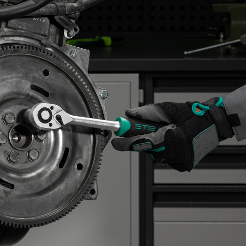 Набор инструментов, 1/2", 1/4", CrV, пластиковый кейс 76 предметов Stels по ценам производителя в Москве с доставкой по всей России