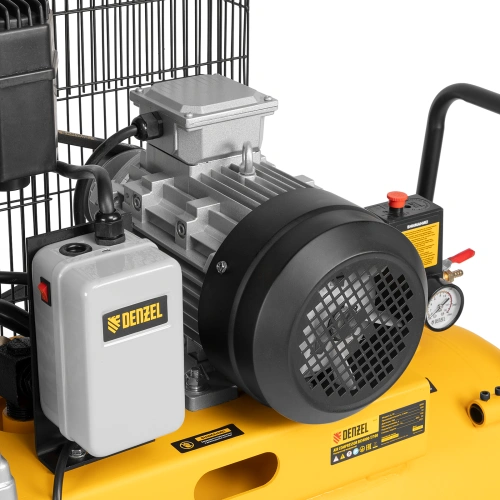 Компрессор воздушный, ременный привод BCI4000-T/100, 4.0 кВт, 100 литров, 690 л/мин Denzel по ценам производителя в Москве с доставкой по всей России