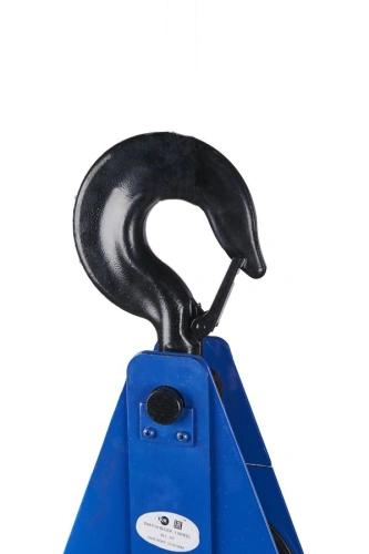 Блок монтажный однорольный с крюком TOR 10 т с откидной щекой (S) по ценам производителя в Москве с доставкой по всей России