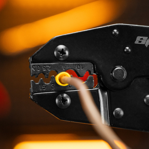 Клещи, 0.5-10 мм, для обжима электрокабеля Sparta по ценам производителя в Москве с доставкой по всей России