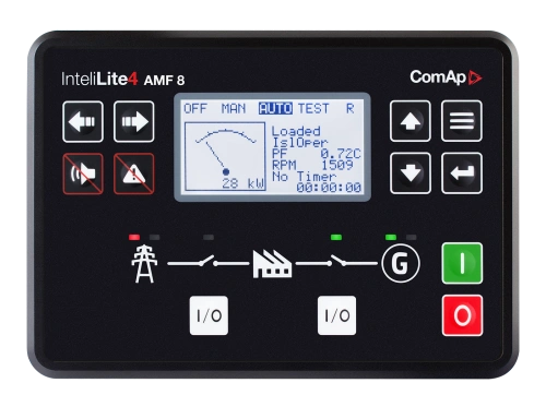 Контроллер ComAp Intelilite 4 AMF 8/Genset controller по ценам производителя в Москве с доставкой по всей России