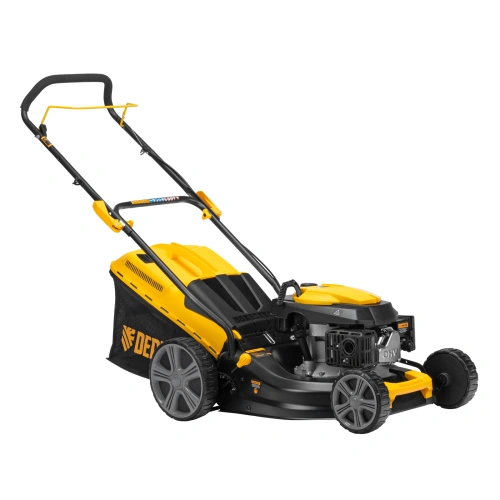Газонокосилка бензиновая GLD-460, 146 куб.см, ширина 46 см, ручная, 7 уровней, травосборник 50 л Denzel по ценам производителя в Москве с доставкой по всей России